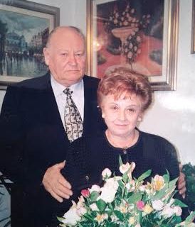 Ferruccio Bertolone con la moglie Laura