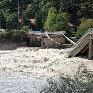 Il ponte crollato a ottobre