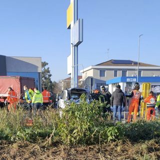 Da Facebook: le auto in coda nella zona dell'incidente