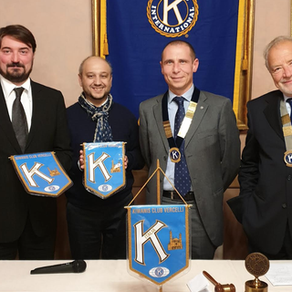 Luca Brusotto con gli ospiti della serata