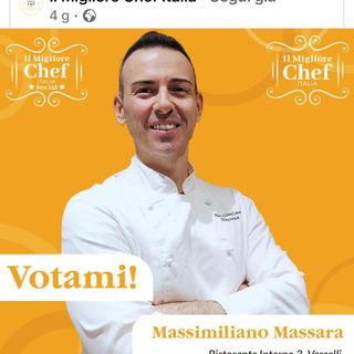 Max Massara, di "Interno 3", è in corsa per “Il Migliore Chef Italia”