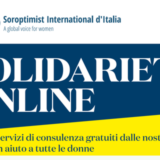 Soroptimist, solidarietà on line