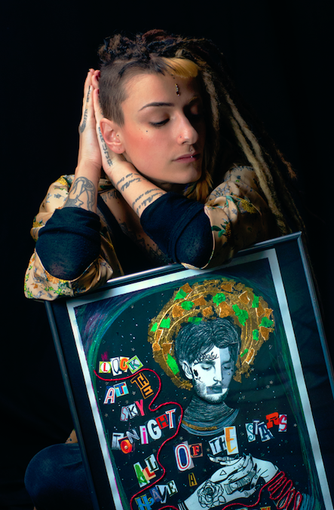 Greta Molinari e alcune sue opere