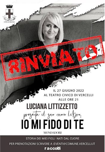 Littizzetto a Vercelli: racconterà la sua storia di mamma adottiva