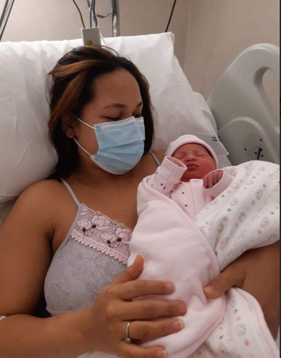 Benvenuta Amelia, prima nata del 2021 al Santi Pietro e Paolo Benvenuta Amelia, prima nata del 2021 al Santi Pietro e Paolo