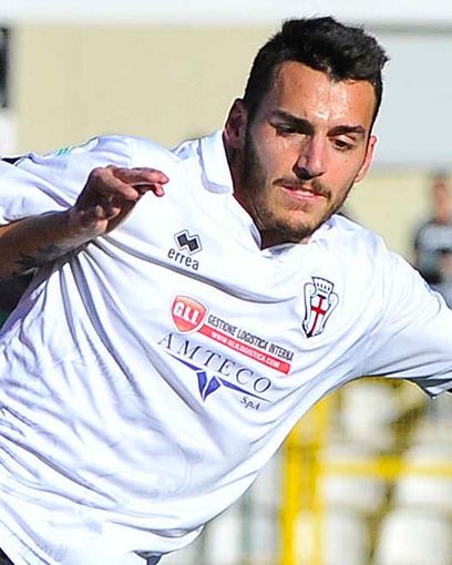 Umberto Germano con la maglia della Pro