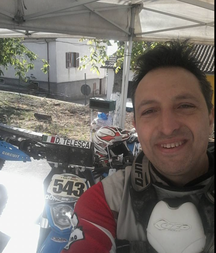 E' Domenico Telesca, l'uomo che ha perso la vita sulla pista da cross E' Domenico Telesca, l'uomo che ha perso la vita sulla pista da cross