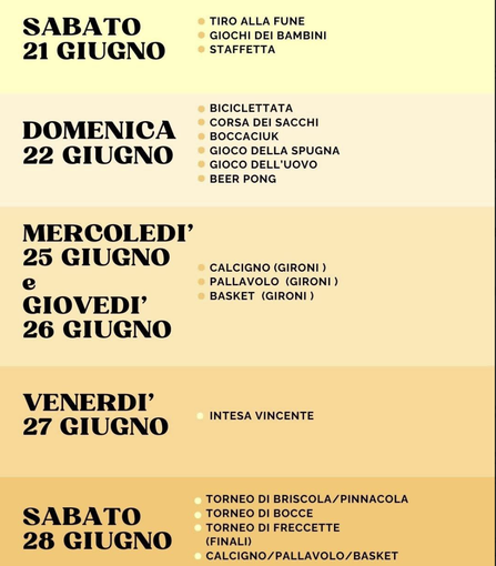 Cigliano, ecco che torna dopo 37 anni il Palio dei rioni