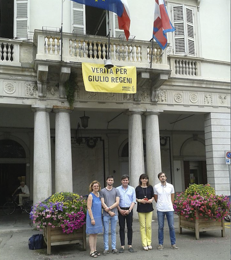 Vercelli chiede verità per Giulio Regeni Vercelli chiede verità per Giulio Regeni