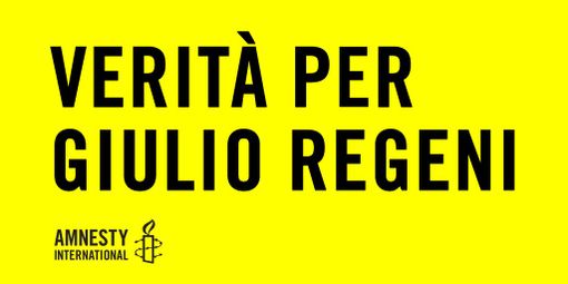 #VeritàperGiulioRegeni: striscione in Comune