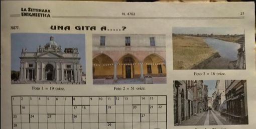 "Una gita a....": Vercelli sulla Settimana Enigmistica "Una gita a....": Vercelli sulla Settimana Enigmistica