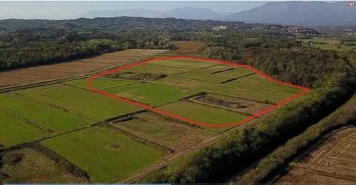 La zona dove sorgerà la discarica La zona dove sorgerà la discarica