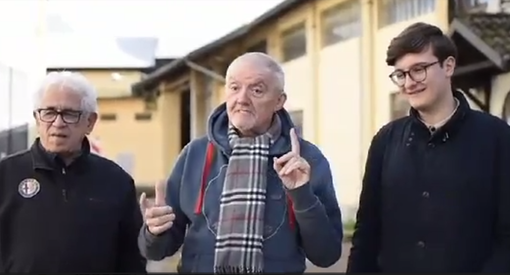 Flavio Ardissone in compagnia di Andrea Armenia e Peter Adami