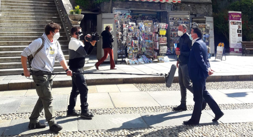 Le riprese effettuate a Varallo dalla Rai