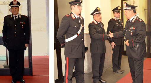 Il generale Mossa in visita al Comando carabinieri di Vercelli Il generale Mossa in visita al Comando carabinieri di Vercelli