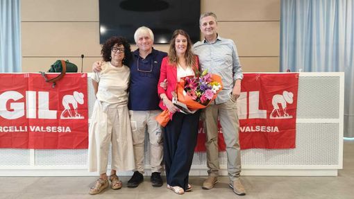 Cgil Vercelli Valsesia, Lara Danesino nuova segretaria generale Cgil Vercelli Valsesia, Lara Danesino nuova segretaria generale
