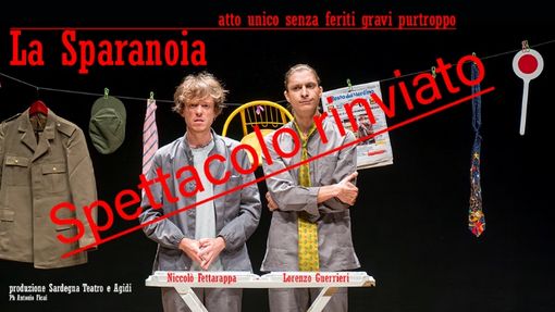 Il maltempo blocca la compagnia, rinviata "La Sparanoia" Il maltempo blocca la compagnia, rinviata "La Sparanoia"