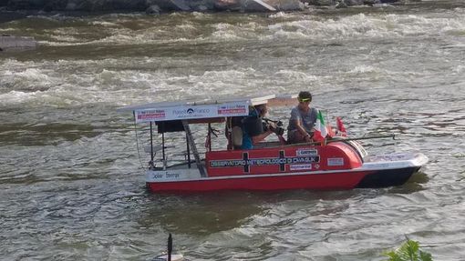 Navigare il Po fino a Venezia: inizia l'avventura di Simone Ippolito Navigare il Po fino a Venezia: inizia l'avventura di Simone Ippolito
