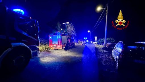 Trivero: Auto ribaltata nella notte, conducente alle cure del 118