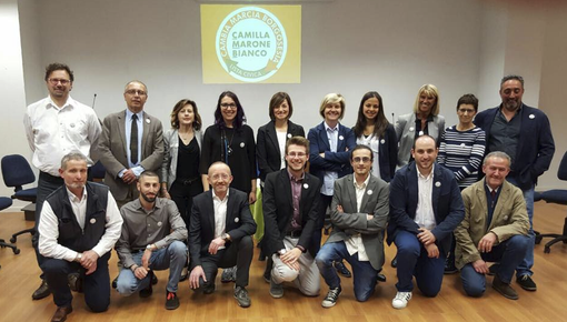 I candidati della lista Cambia Marcia Borgosesia