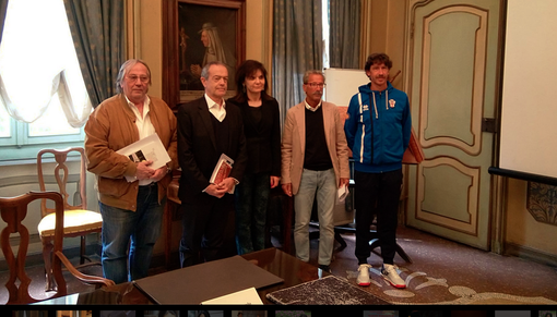 Da sinistra Andrea Coppo, Vincenzo Mignone, Maura Forte, Ezio Fumarulo e Nicola Fumarulo Da sinistra Andrea Coppo, Vincenzo Mignone, Maura Forte, Ezio Fumarulo e Nicola Fumarulo