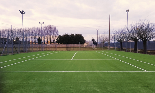 Il nuovo campo da tennis
