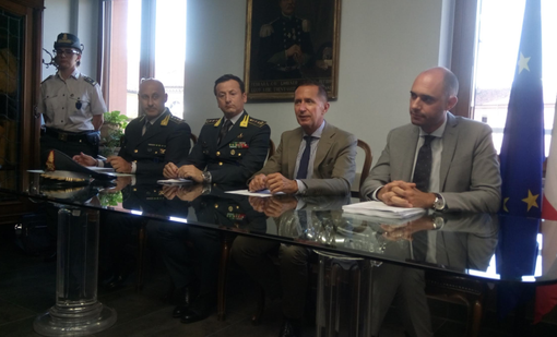 Da sinistra: Alessandro De Luca, Mario Palumbo, Pier Luigi Pianta e Davide Pretti Da sinistra: Alessandro De Luca, Mario Palumbo, Pier Luigi Pianta e Davide Pretti