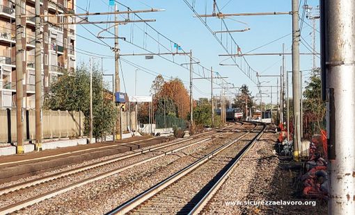 Foto della mostra “Morire sui binari"
