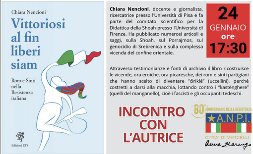 Anpi Vercelli, Giorno della Memoria: mostra documentaria “PORRAJMOS – Altre tracce sul sentiero per Auschwitz” Anpi Vercelli, Giorno della Memoria: mostra documentaria “PORRAJMOS – Altre tracce sul sentiero per Auschwitz”