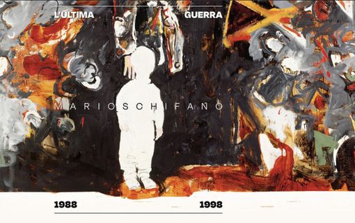 “L’ultima guerra di Mario Schifano 1988-1998” in mostra al Castello Gamba sino al 25 settembre