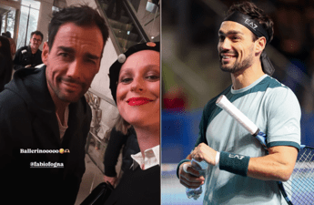 Fognini, l'incontro con Pellegrini e la battuta sulla gravidanza: "Ehi cicciona..."