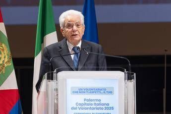 Mattarella: "I volontari sono veri e propri patrioti"