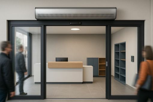 Negozi, uffici e locali pubblici scelgono la barriera d’aria per migliorare accoglienza ed efficienza