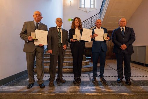 Sergio Benedetto Cerrato, Celestino Tarchetti, Federica Boscaro, Robertino Genova e Fabrizio Bozzo Rolando