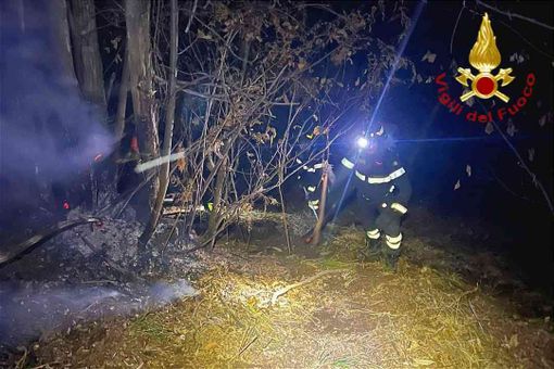 Incendio all'Alpe Maddalene (sopra Postua) Incendio all'Alpe Maddalene (sopra Postua)