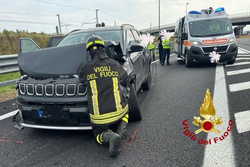 Incidente a Carisio, danni ai mezzi ma nessun ferito