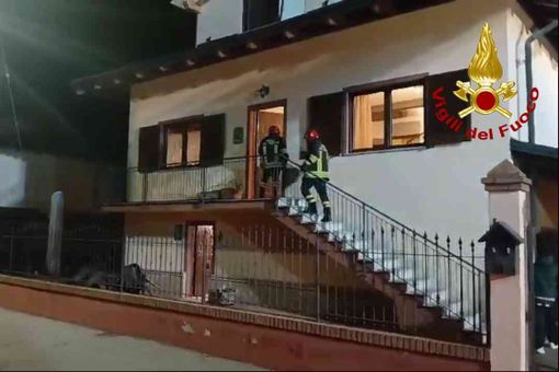 Principio di incendio a un camino Principio di incendio a un camino