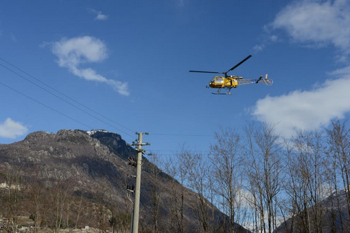 Interruzione di energia elettrica in Val Sermenza