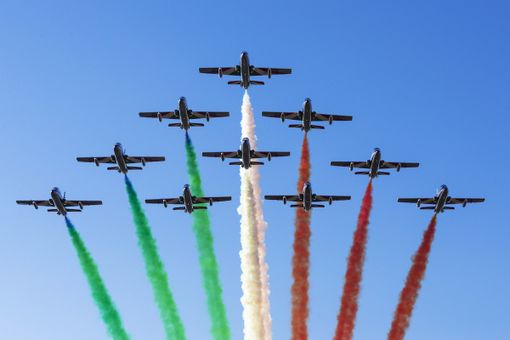 Frecce Tricolori: la mappa dei divieti nella zona dell'esibizione Frecce Tricolori: la mappa dei divieti nella zona dell'esibizione