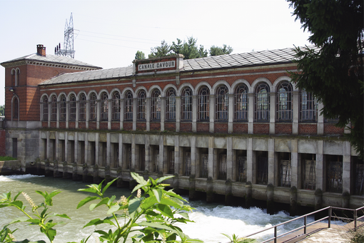 La presa del Canale Cavour