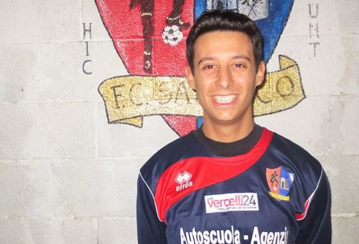 Alessandro Calcagno, autore del secondo goal Alessandro Calcagno, autore del secondo goal