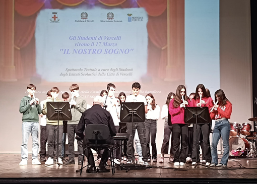 La Verga alla serata “Gli studenti di Vercelli vivono il 17 marzo - Il nostro sogno”