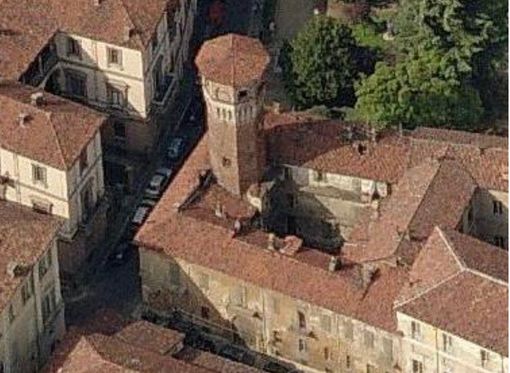 Palazzo Vialardi e la Torre visti dall'alto