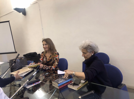 Enrica Roddolo con Gianna Baucero al Piccolo Studio