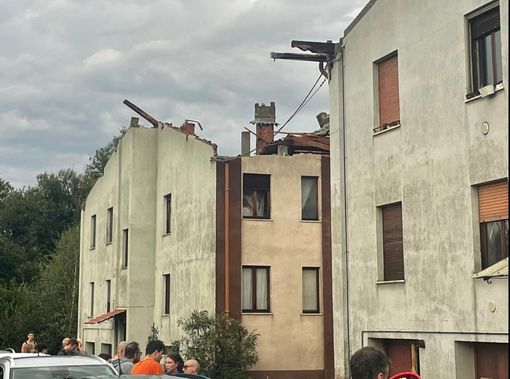 Borgosesia, si contano i danni. Decine di interventi dei Vigili del Fuoco