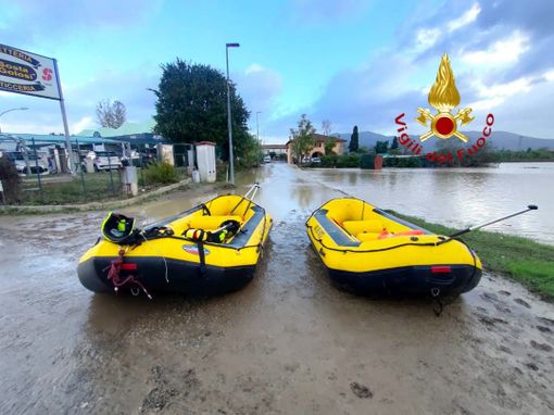 Da Vercelli a Campi Bisenzio per soccorrere la popolazione alluvionata