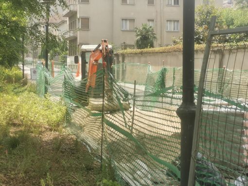 L'avvio dei lavori per la nuova pista ciclabile L'avvio dei lavori per la nuova pista ciclabile