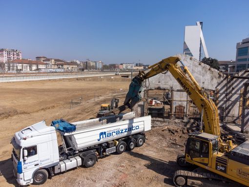Le operazioni bonifica dell'area della stazione di Porta Romana commissionata a Gruppo Marazzato da COIMA come intervento preparatorio alle Olimpiadi Invernali 2026