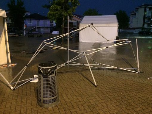 Nubifragio sul vercellese: allagate case e cantine