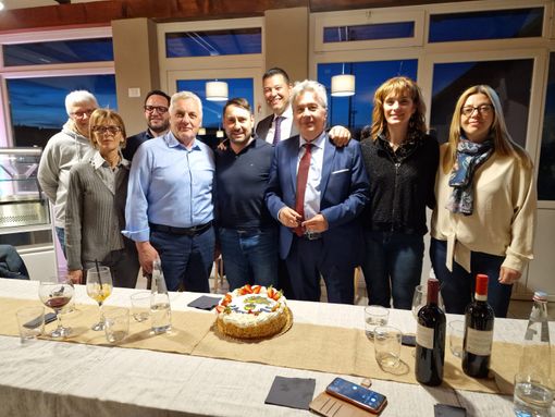 Il maresciallo Francesca insieme ai sindaci del territorio